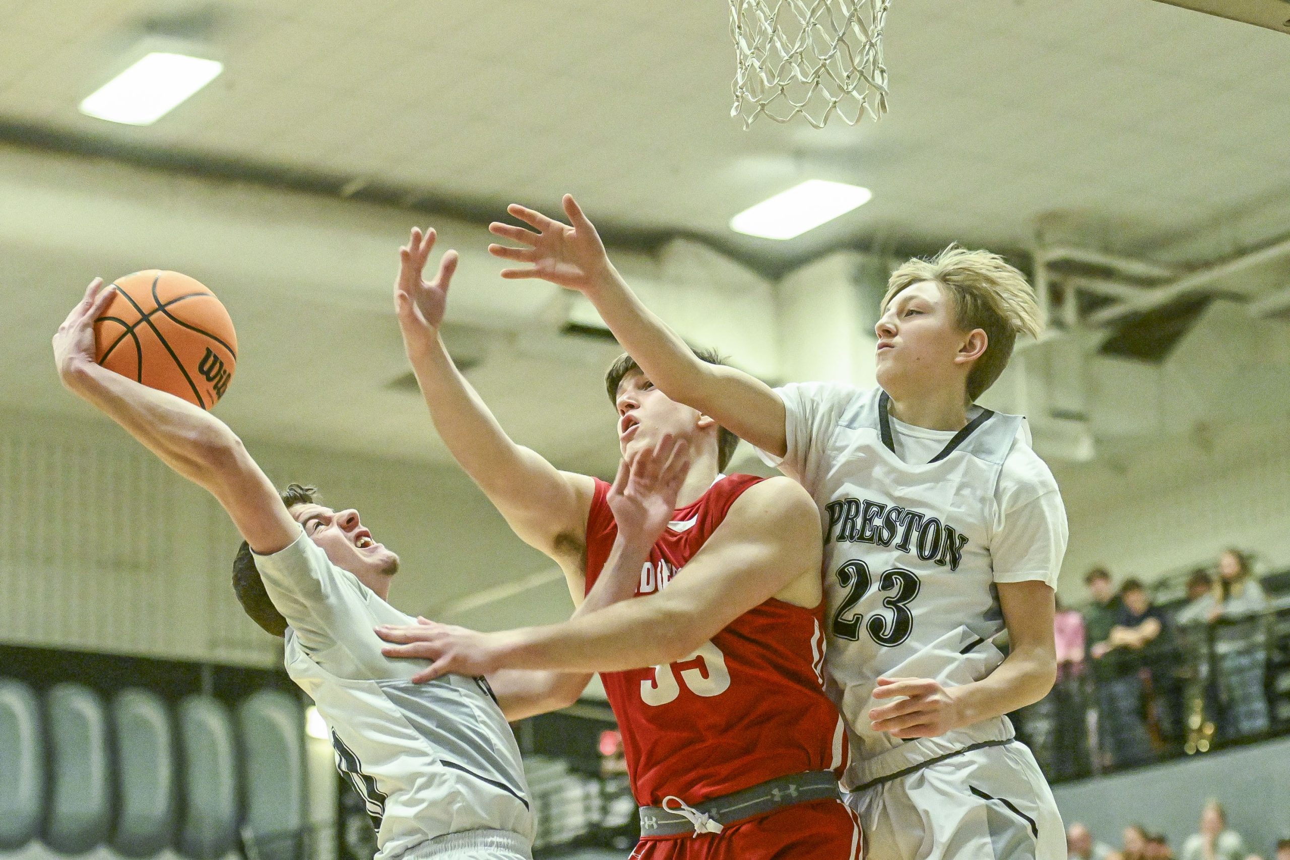 Preston boys struggle to score in 60-34 loss to Bridgeport